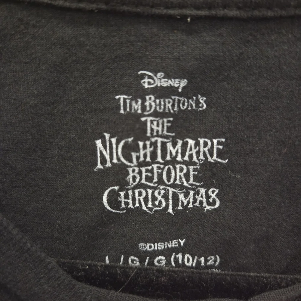Disney Black Long Sleeve Shirt with Jack Skellington Graphic